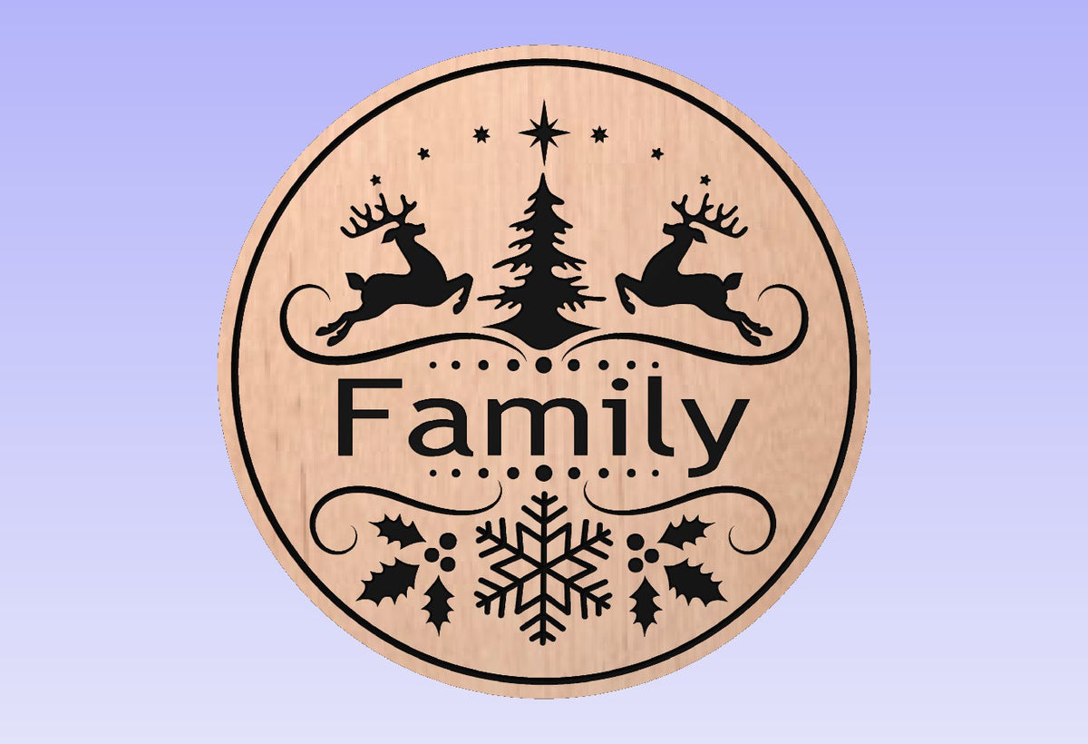 D7 Christmas Door Hanger
