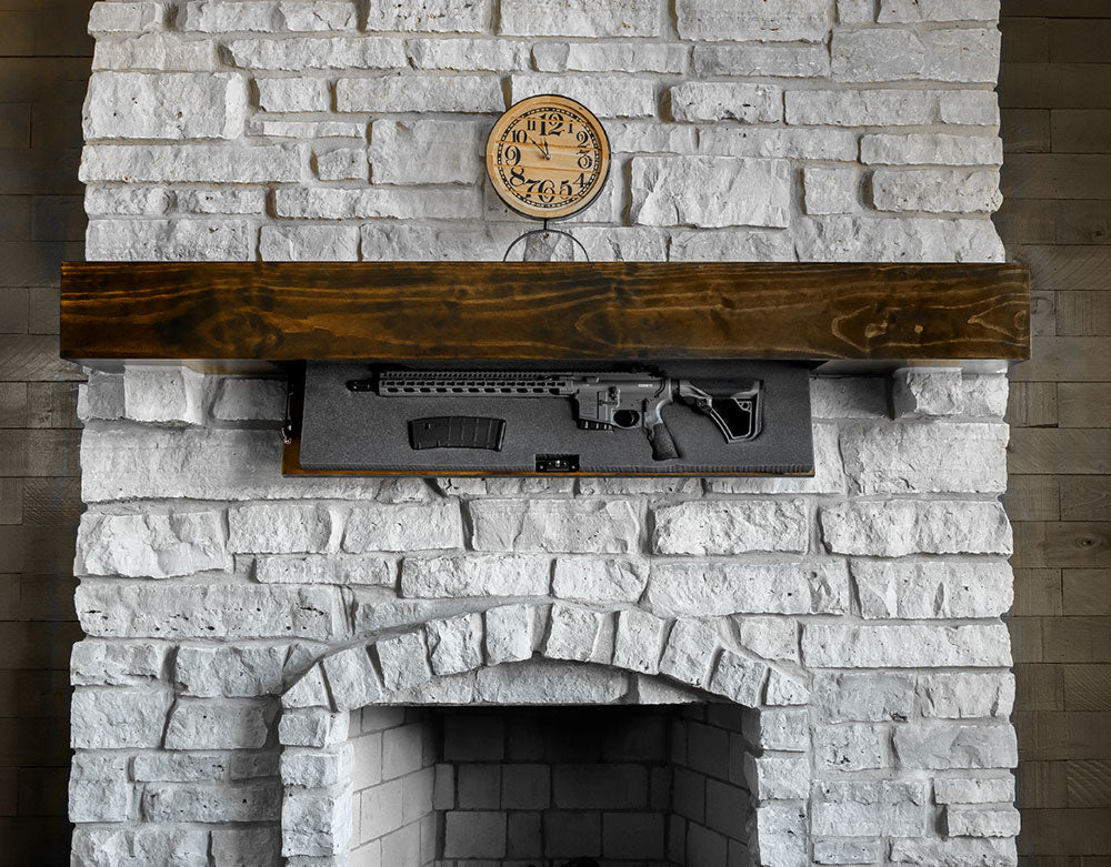 The Tactical Fireplace Mantle