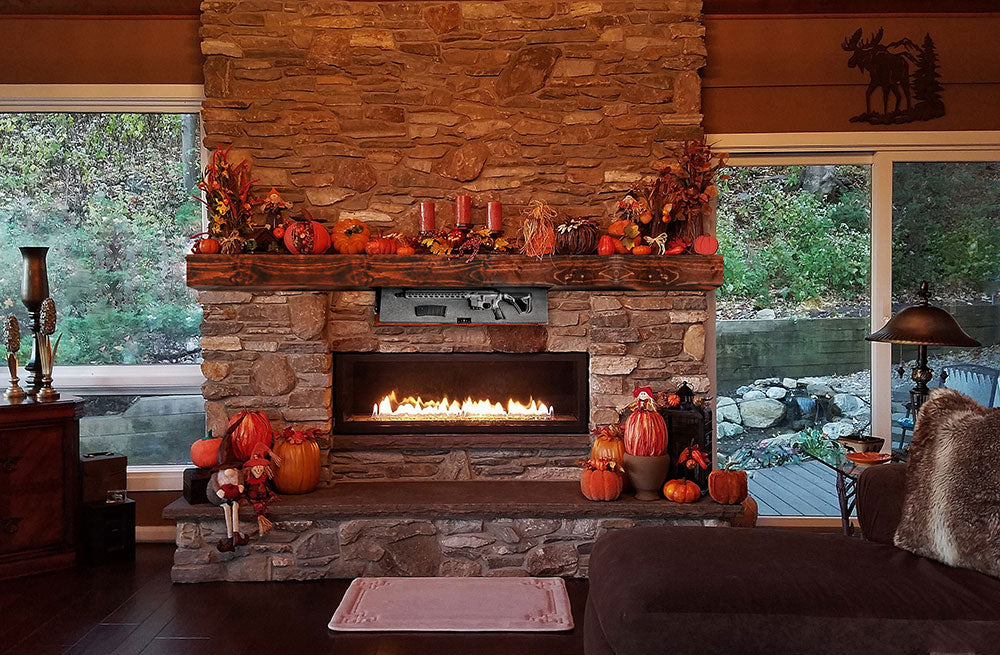 The Tactical Fireplace Mantle
