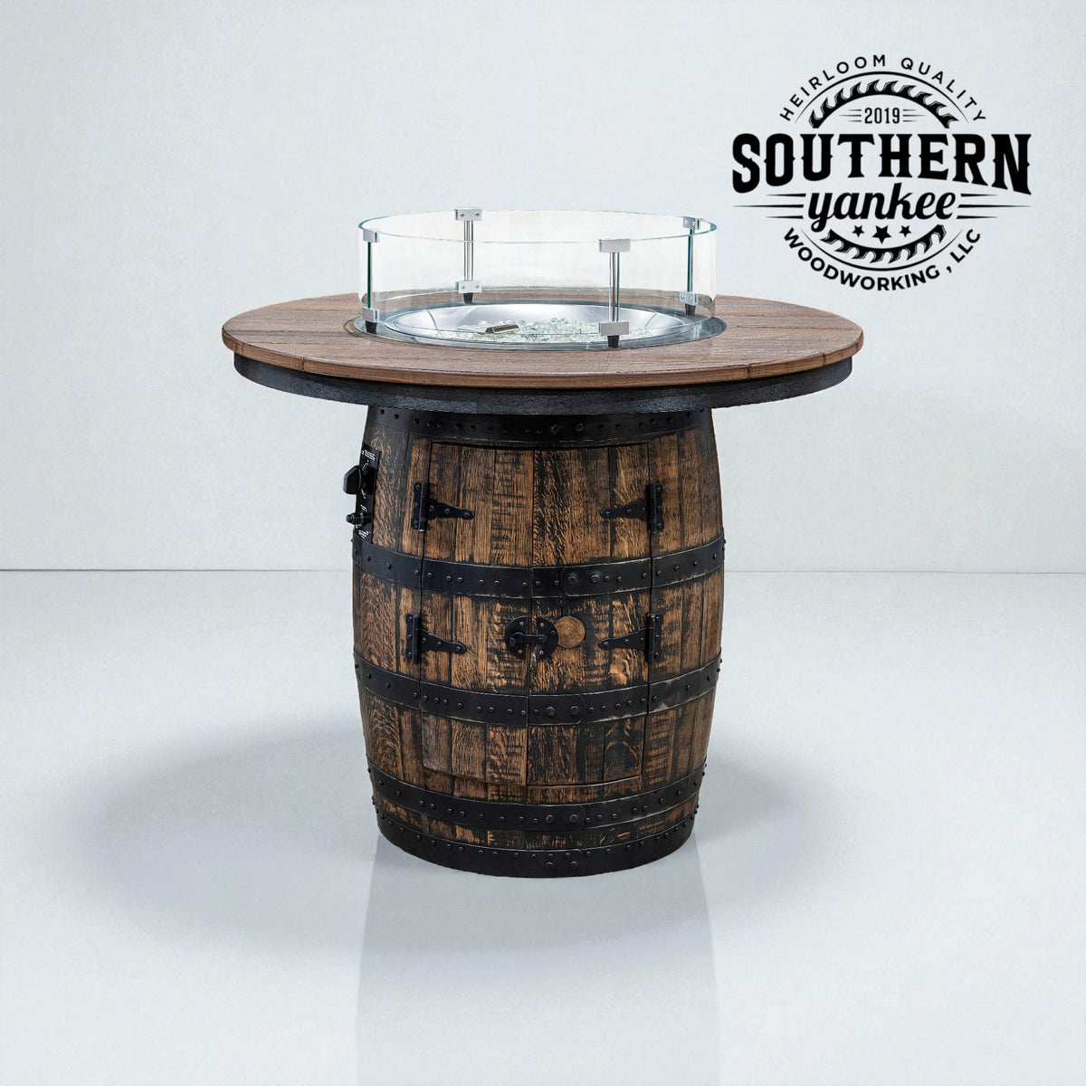 1773 Full Barrel Fire Pit